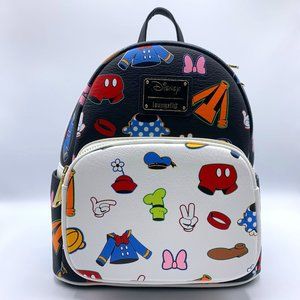 Disney Sensational 6 Outfits Mickey Mouse Backpack